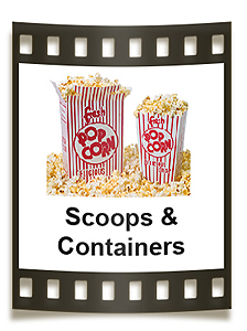 Striped popcorn boxes, printed popcorn bags and so much more.